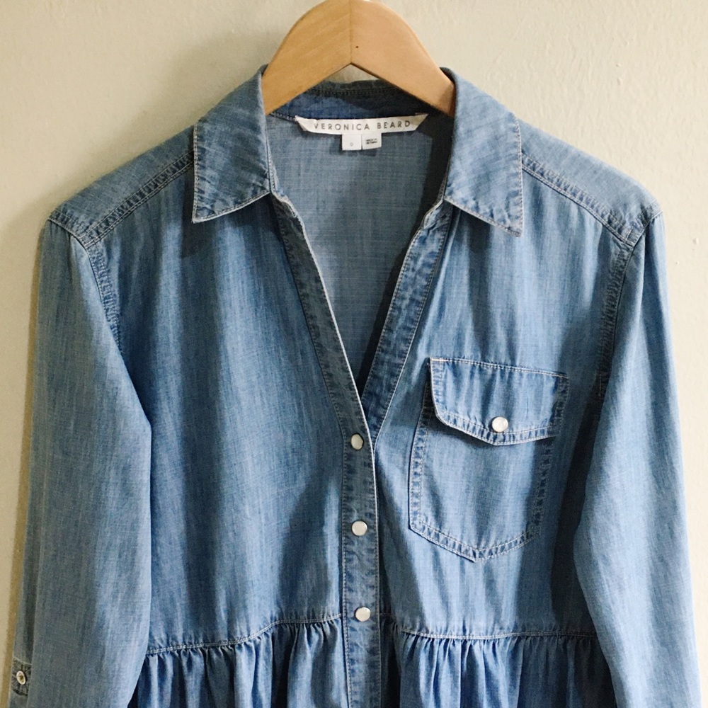 Veronica Beard Atari Shirt Dress View 4
